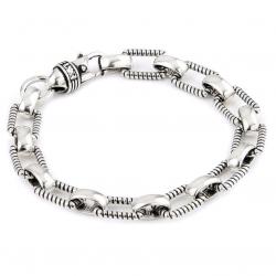 Bratara TWISTED BLADE din argint lucrata manual [0]